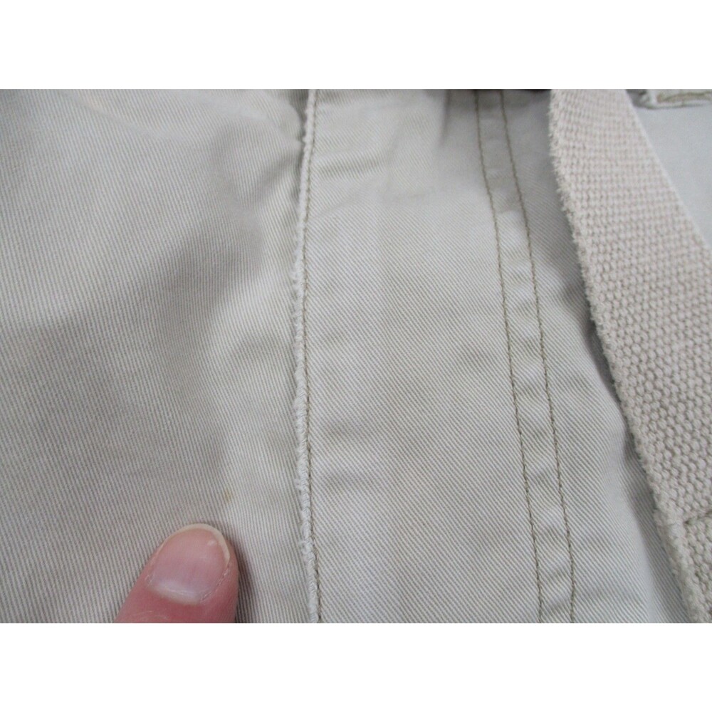Abercrombie & Fitch Shorts Men Small 32 Brown Cargo Paratrooper Belted 32x10 * - Picture 8 of 16